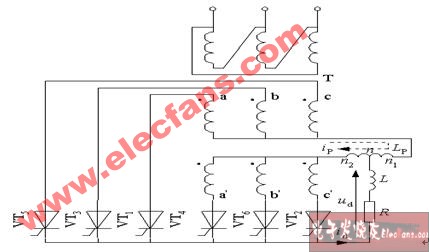带平衡电抗器的双反星形可控整流电路 - 模拟电