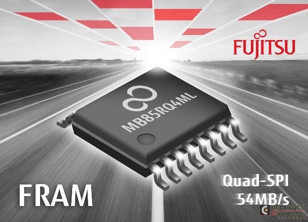 富士通推出数据传输速度高达每秒54 mb的4 mbit qspi fram