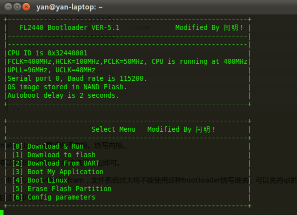 ARM-Linux 内核移植--基于FL2440开发板(修改