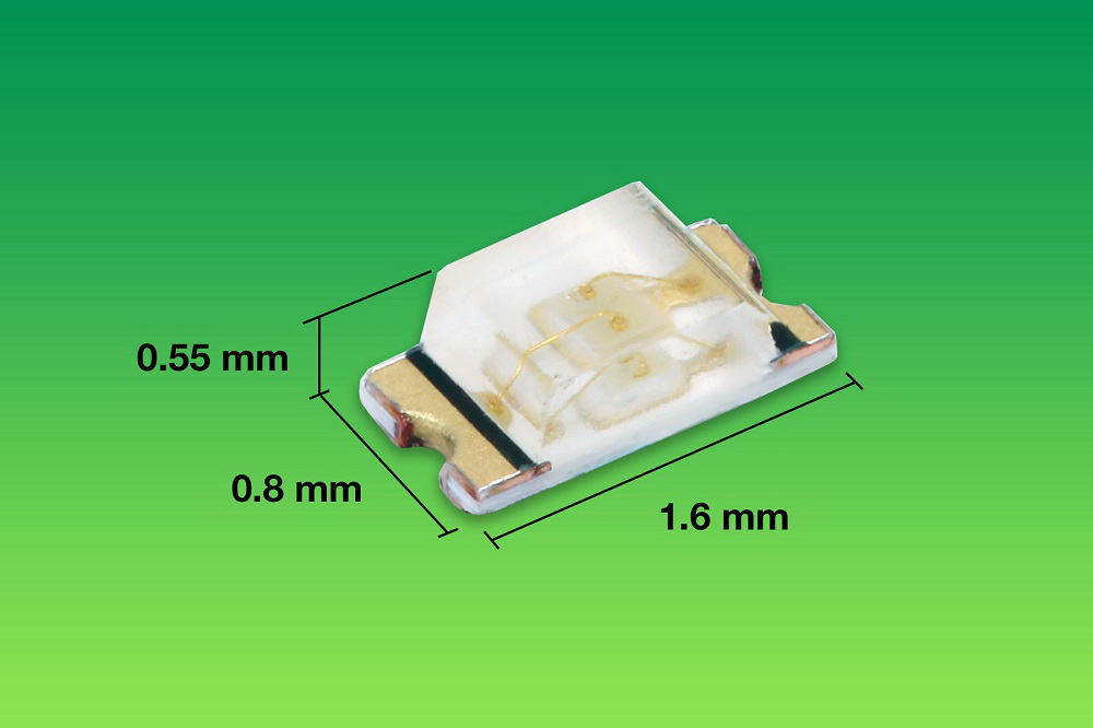 vishay推出采用chipled封装的小尺寸smd led