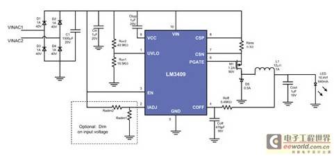 掌握驱动器特性 低电压AC LED应用放光芒