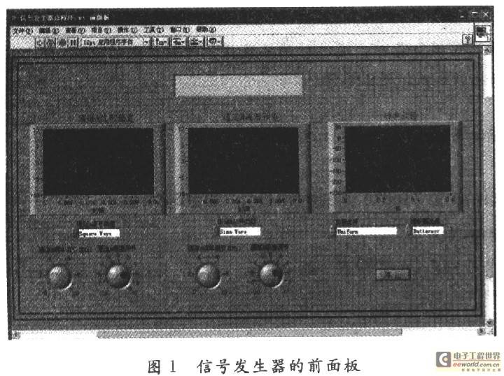 基于LabVIEW的多功能信号发生器的设计 - 虚拟仪器