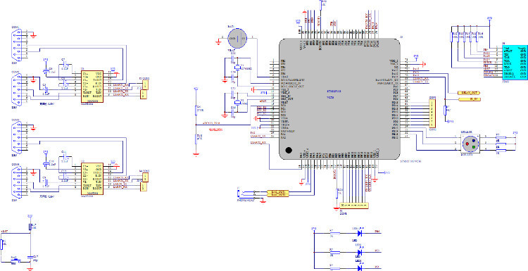 Stm32f405rgt6 схема подключения