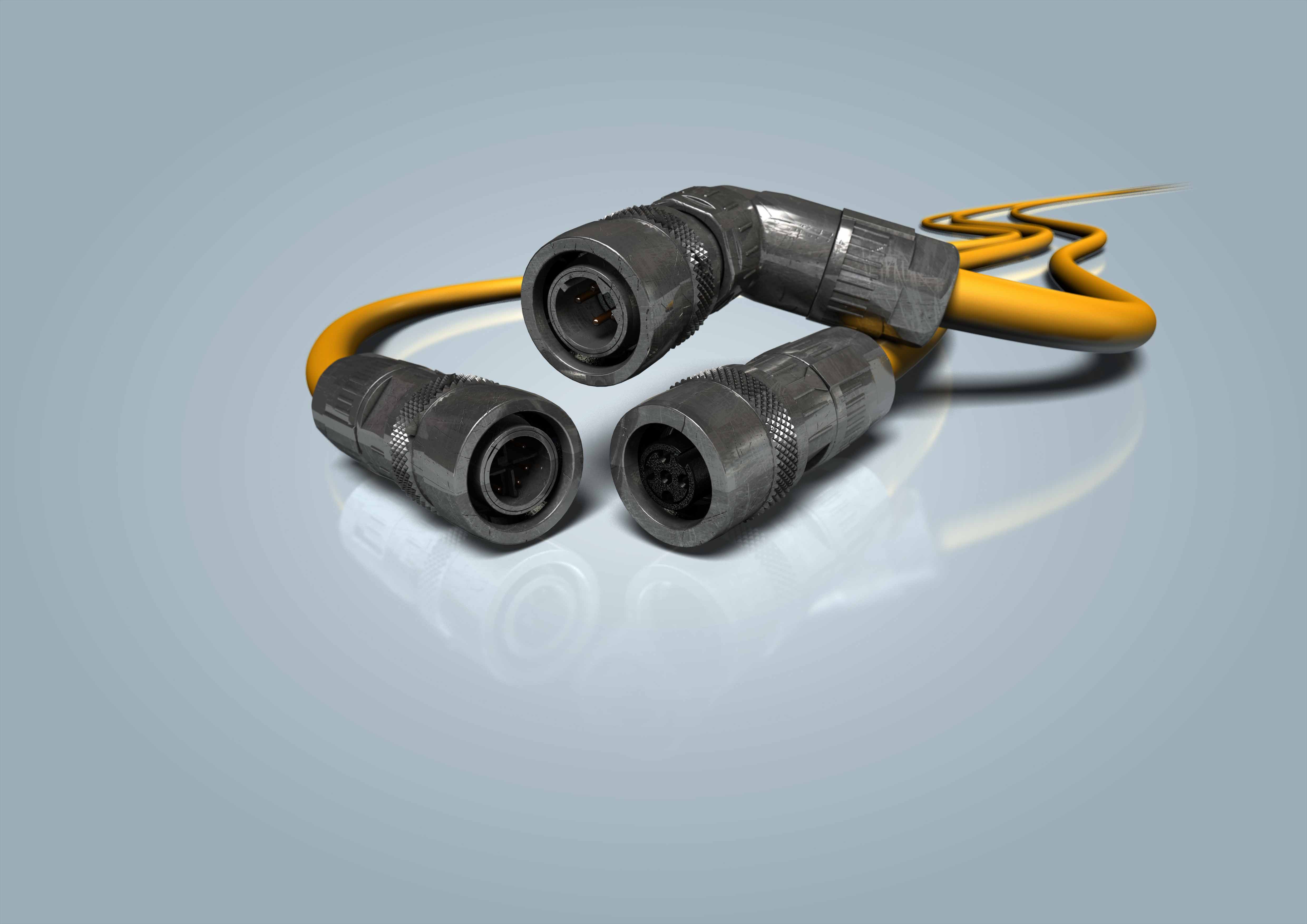 图片说明(图 3):m12 pushpull连接器:现在可提供"母头版"以及弯角式