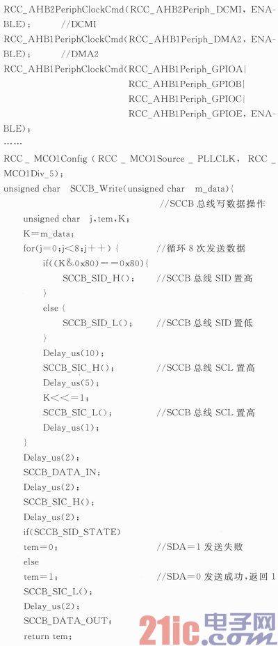 基于STM32F407和OV7670的低端视频监控系统